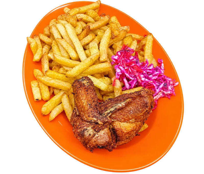 Chicken Quarter with Chips